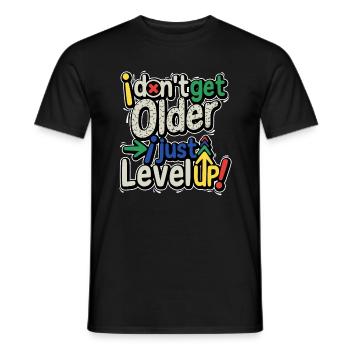 Gaming Multiplayer Games Birthday Game Gambler - Men's T-Shirt - black - Front - AI Model Male 178 light (178cm)