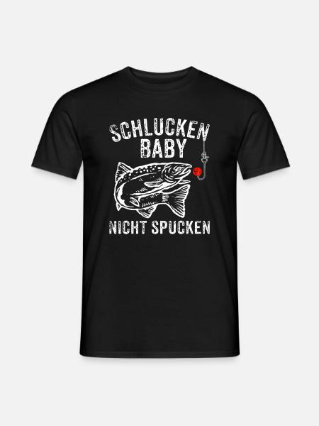 Angler Angel Fischen Sportfischen Fisch Angelrute - Männer T-Shirt - Schwarz