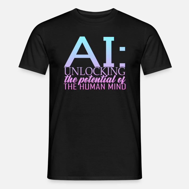 Künstliche Intelligenz Deep Learning - Männer T-Shirt - Schwarz