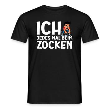 Design de joueur amusant - Me Gaming - T-shirt homme - noir - Devant - AI Model Male 178 light (178cm)