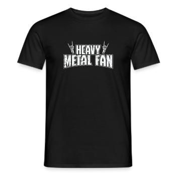 Heavy Metal Fan Musik Band Genre - Männer T-Shirt - Schwarz - Vorne - AI Model Male 178 light (178cm)