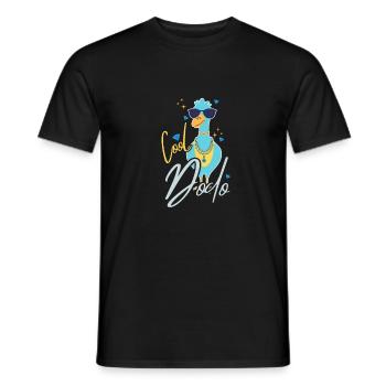 cool dodo funny comic style - Men's T-Shirt - black - Front - AI Model Male 178 light (178cm)