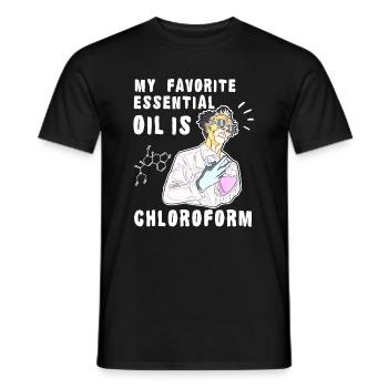 Lustiger Wissenschaftler Spruch Chemie physiker - Männer T-Shirt - Schwarz - Vorne - AI Model Male 178 light (178cm)