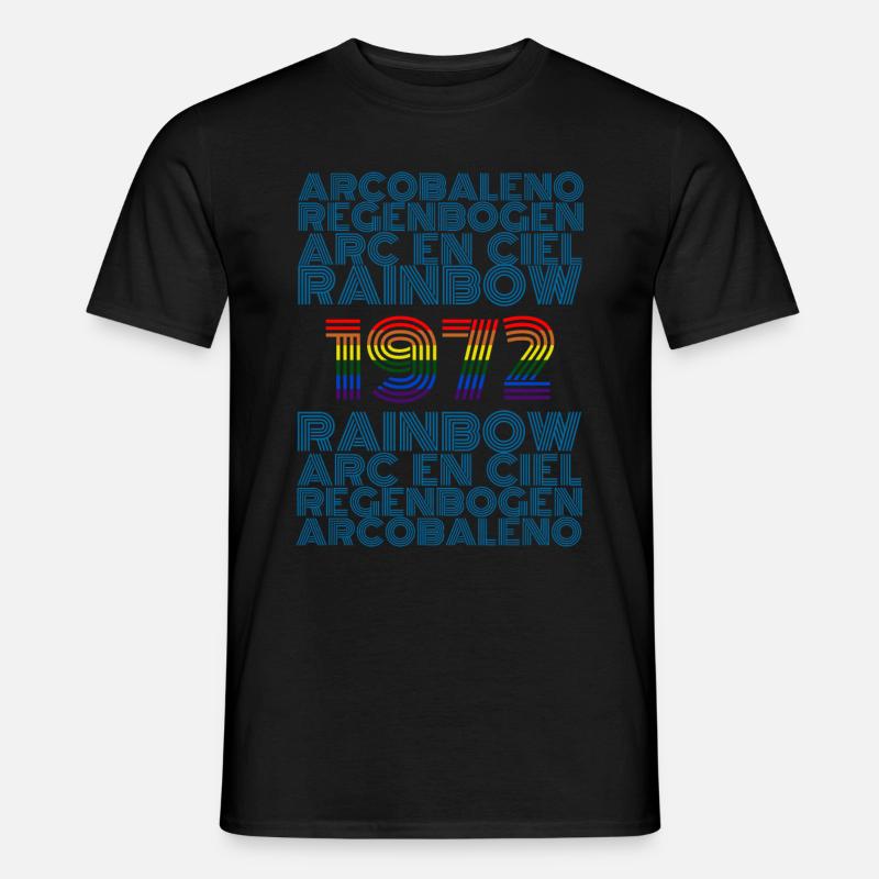 1972 - Männer T-Shirt - Schwarz