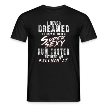 Super Sexy Rum-Verkoster Rum Verkostung Geschenk - Männer T-Shirt - Schwarz - Vorne - AI Model Male 178 light (178cm)