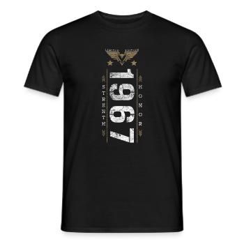 Edition Limitée 1967 Force et Honneur Anniversaire - T-shirt homme - noir - Devant - AI Model Male 178 light (178cm)