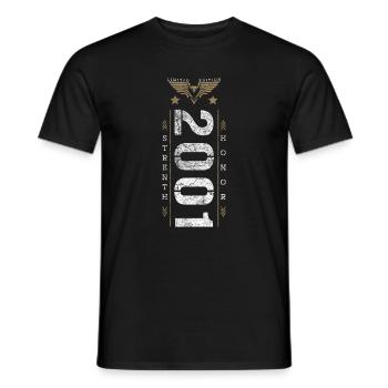 Edition Limitée 2001 Force et Honneur Anniversaire - T-shirt homme - noir - Devant - AI Model Male 178 light (178cm)