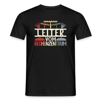 Chef du Centre Informatique Hobby Gardener Gift - T-shirt homme - noir - Devant - AI Model Male 178 light (178cm)