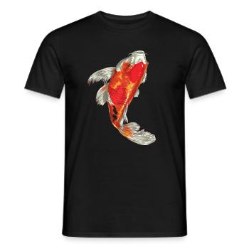 Poisson Poisson Poissons Aquarium Océan - T-shirt homme - noir - Devant - AI Model Male 178 light (178cm)