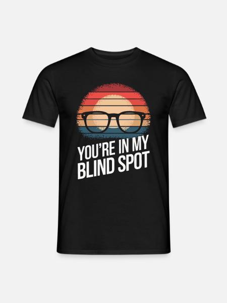Blind blindness Visually impaired people - Men's T-Shirt - black
