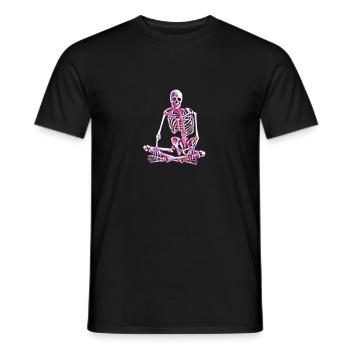squelette - T-shirt homme - noir - Devant - AI Model Male 178 light (178cm)