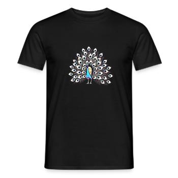 paon - T-shirt homme - noir - Devant - AI Model Male 178 light (178cm)