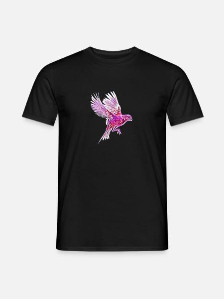 oiseau - T-shirt homme - noir