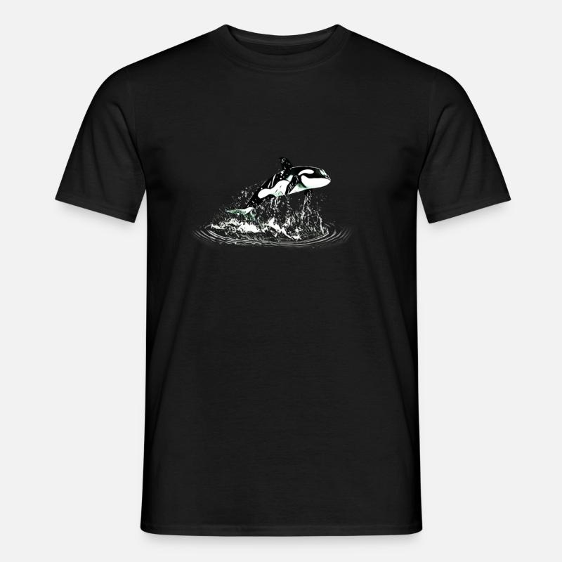 Orca - Männer T-Shirt - Schwarz