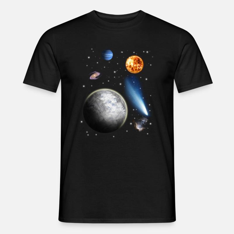 Universum - Männer T-Shirt - Schwarz