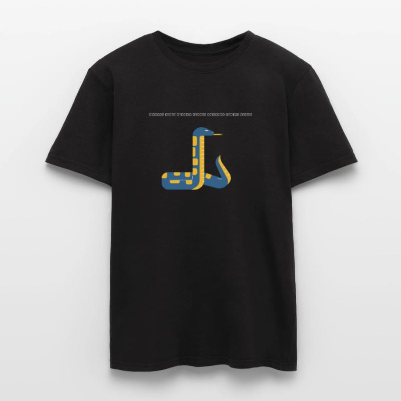 Code in Python in Binärcode Design Männer T-Shirt