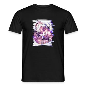 Fox - Men's T-Shirt - black - Front - AI Model Male 178 light (178cm)