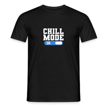 Chillen - Männer T-Shirt - Schwarz - Vorne - AI Model Male 178 light (178cm)