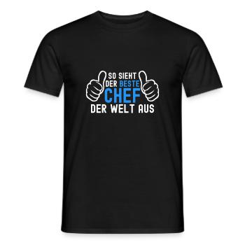 Bester Chef Geschenkidee - Männer T-Shirt - Schwarz - Vorne - AI Model Male 178 light (178cm)