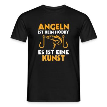 Angeln Fischen Angler aus Leidenschaft - Männer T-Shirt - Schwarz - Vorne - AI Model Male 178 light (178cm)
