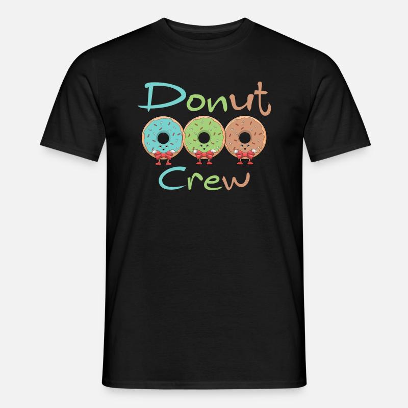 Donut Crew - Männer T-Shirt - Schwarz