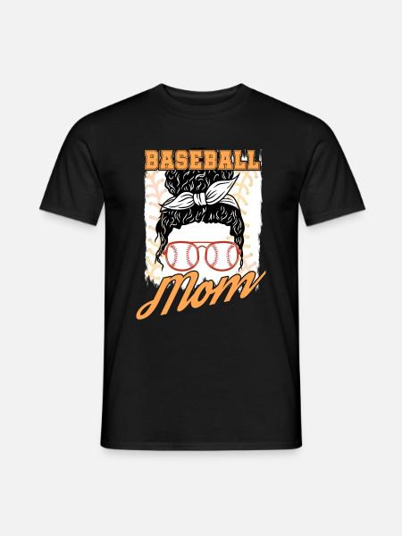 Baseball Mom - Men's T-Shirt - black
