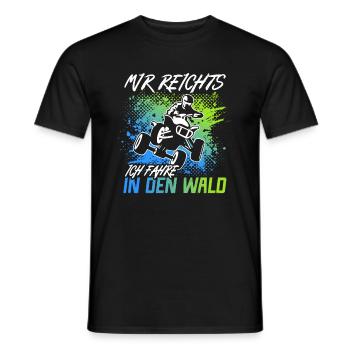 Quad Bike Offroad Quad Rider Kids ATV - Men's T-Shirt - black - Front - AI Model Male 178 light (178cm)