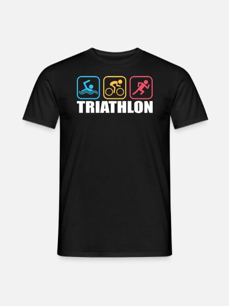 Triathlon - Men's T-Shirt - black