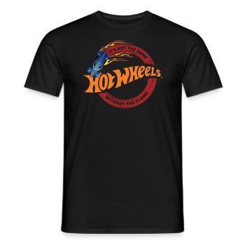 Hot Wheels It´s Not The Same Without The Flame - Männer T-Shirt - Schwarz - Vorne - AI Model Male 178 light (178cm)