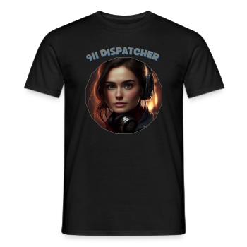Bediener, Disponenten, Frauen - Männer T-Shirt - Schwarz - Vorne - AI Model Male 178 light (178cm)