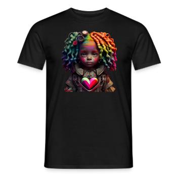 Fantasy Girl Gift - Men's T-Shirt - black - Front - AI Model Male 178 light (178cm)