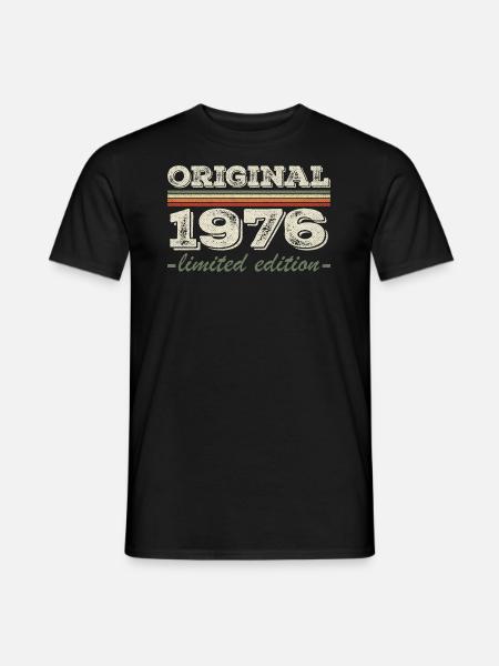 Legende seit 1976 Geboren 1976 Geburtstag 1976 - Männer T-Shirt - Schwarz