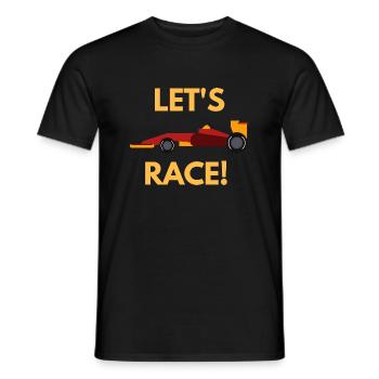 Voiture de sport - T-shirt homme - noir - Devant - AI Model Male 178 light (178cm)
