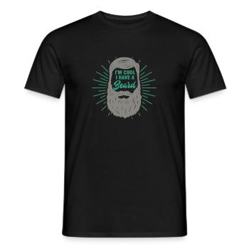 Barbe fraîche - T-shirt homme - noir - Devant - AI Model Male 178 light (178cm)