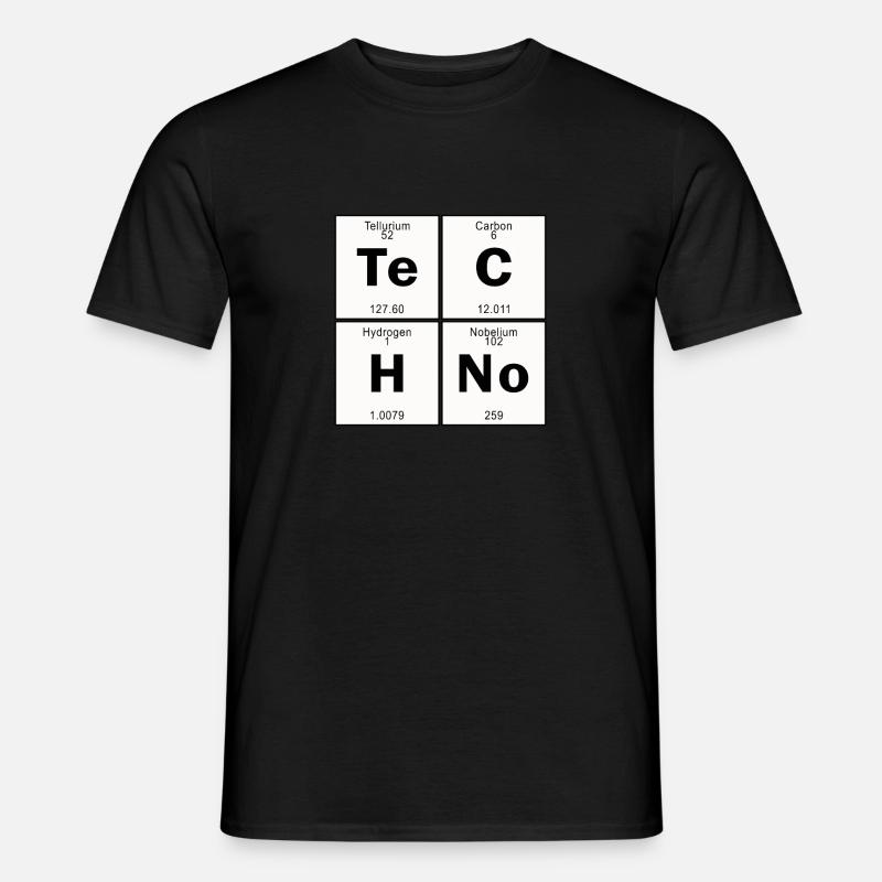 Techno - Men’s T-shirt - black