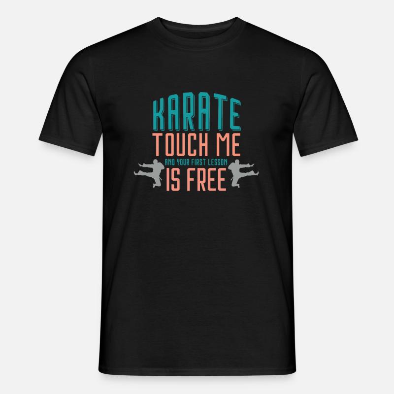 Karate - Männer T-Shirt - Schwarz