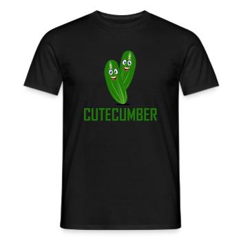 vegetables - Men's T-Shirt - black - Front - AI Model Male 178 light (178cm)