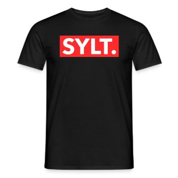 Sylt Classic - T-shirt homme - noir - Devant - AI Model Male 178 light (178cm)