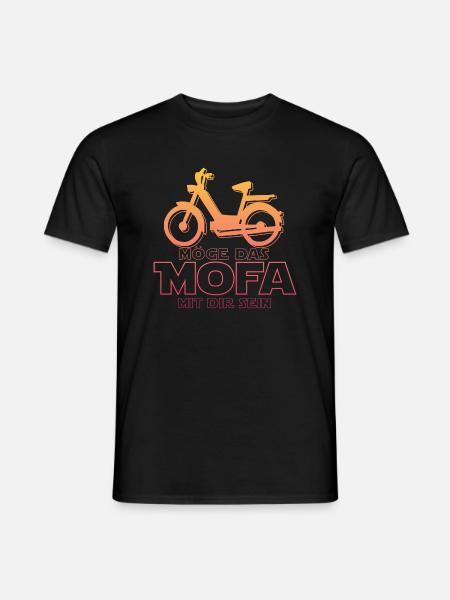 Mofa - Männer T-Shirt - Schwarz