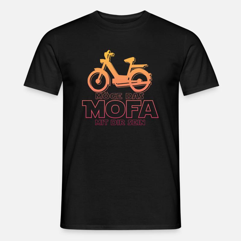 Mofa - Männer T-Shirt - Schwarz
