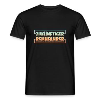 Racing driver - Men's T-Shirt - black - Front - AI Model Male 178 light (178cm)