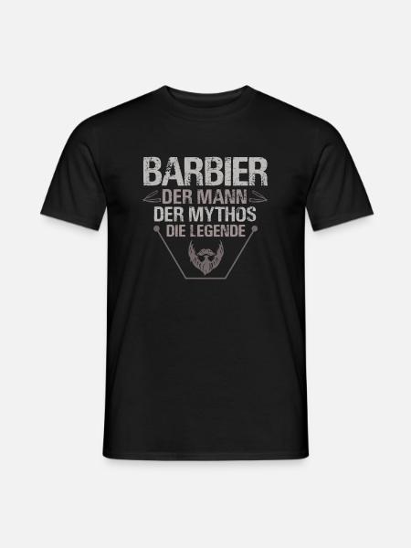 Barbier Barber - Männer T-Shirt - Schwarz