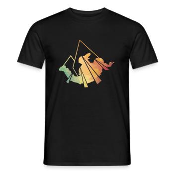 Parachutisme - T-shirt homme - noir - Devant - AI Model Male 178 light (178cm)