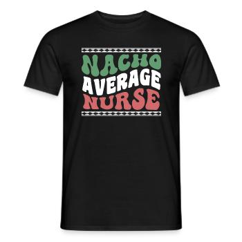 Nourriture mexicaine Cinco de Mayo Infirmière - T-shirt homme - noir - Devant - AI Model Male 178 light (178cm)
