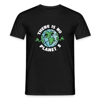 No Planet B No Planet B - Men's T-Shirt - black - Front - AI Model Male 178 light (178cm)