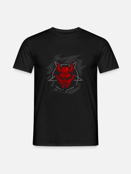 Satan Devil halloween - Men's T-Shirt - black