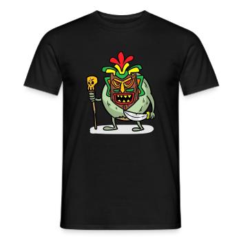 Cannibal Coconut Cannibal Coconut - Men's T-Shirt - black - Front - AI Model Male 178 light (178cm)