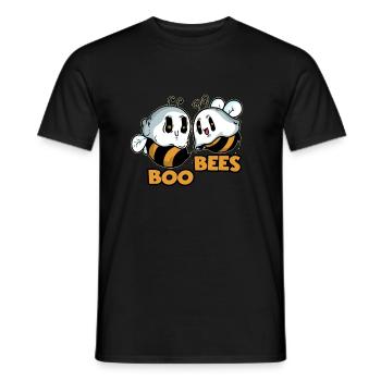 Boo Bees Geister Halloween Bienen - Männer T-Shirt - Schwarz - Vorne - AI Model Male 178 light (178cm)