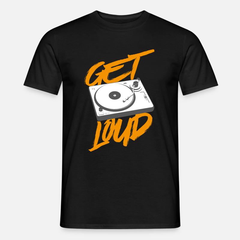 Get Loud - Männer T-Shirt - Schwarz