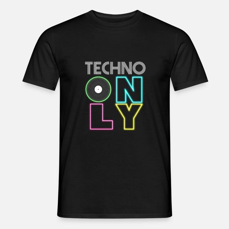 TECHNOPARTY - Men’s T-shirt - black